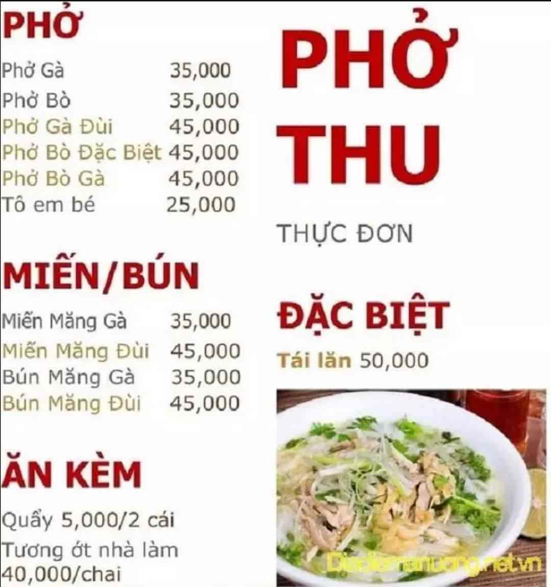 nguyên liệu và cách làm phở để thu hút khách hàng